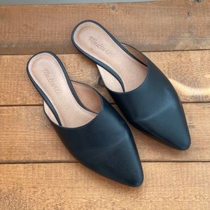 Black Madewell mules, size 7